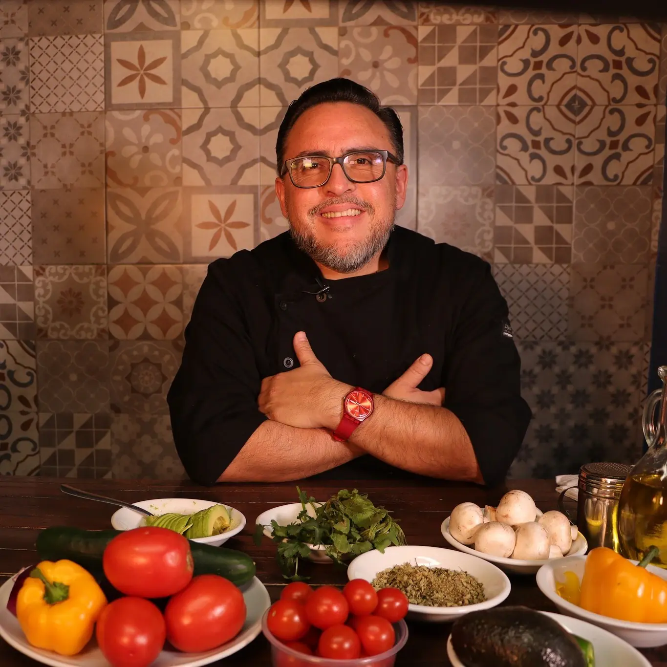 Chef Pedro en cocina de Caserísimo